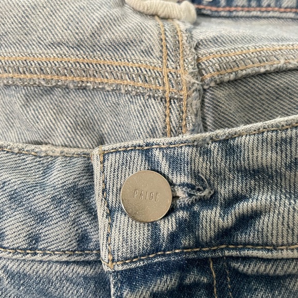 PAIGE Stella Straight in Gnarly Destructed 32 - Picture 9 of 14